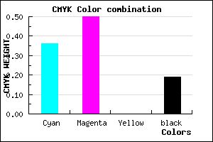 #8468CE color CMYK mixer