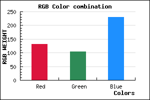 rgb background color #8468E6 mixer