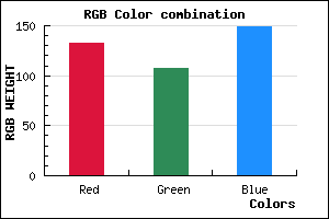 rgb background color #846B95 mixer