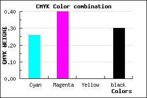 #846BB3 color CMYK mixer