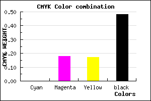 #846C6D color CMYK mixer