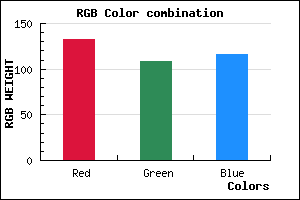 rgb background color #846C74 mixer