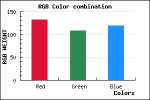rgb background color #846C77 mixer