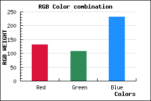 rgb background color #846CE8 mixer