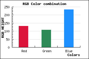 rgb background color #846CE9 mixer