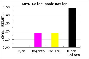 #846D6D color CMYK mixer