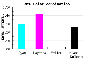 #846DBD color CMYK mixer