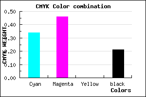 #846DC9 color CMYK mixer