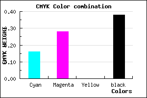 #84719D color CMYK mixer