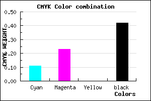 #847395 color CMYK mixer