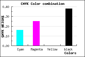 #84769E color CMYK mixer