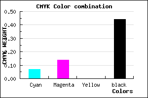 #847A8E color CMYK mixer