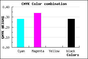 #847AB8 color CMYK mixer