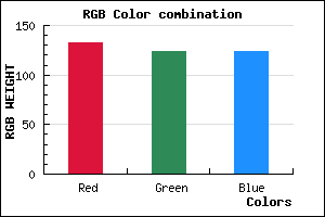 rgb background color #847C7C mixer