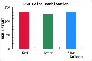 rgb background color #847C84 mixer
