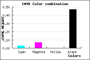#847E88 color CMYK mixer