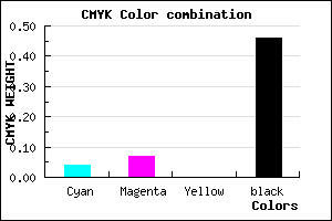 #847F89 color CMYK mixer
