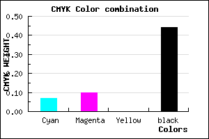 #84808E color CMYK mixer