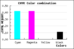 #8484E2 color CMYK mixer