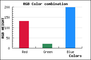 rgb background color #8415C7 mixer