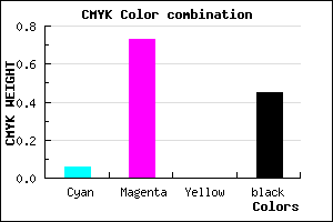 #84268C color CMYK mixer