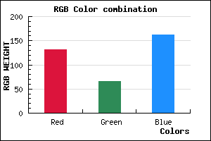 rgb background color #8442A2 mixer