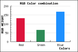 rgb background color #8442A8 mixer