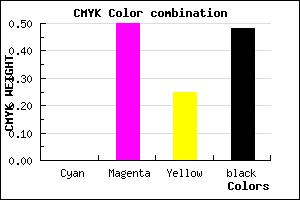 #844263 color CMYK mixer