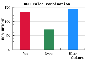 rgb background color #84478F mixer