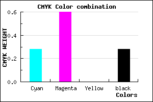 #8449B7 color CMYK mixer