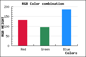 rgb background color #845FB9 mixer