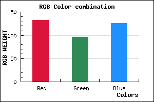 rgb background color #84607E mixer