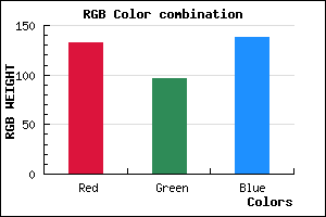 rgb background color #84608A mixer