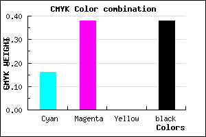 #84619D color CMYK mixer