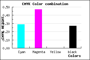 #8463BB color CMYK mixer
