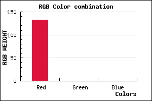 rgb background color #850000 mixer