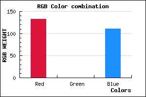 rgb background color #85006F mixer