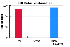 rgb background color #85008C mixer