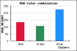 rgb background color #856AE0 mixer
