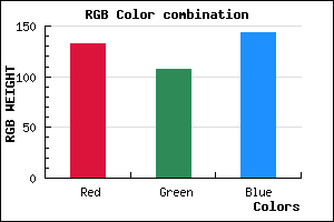 rgb background color #856B8F mixer
