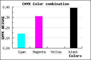 #856B9B color CMYK mixer