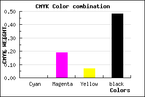 #856C7C color CMYK mixer