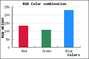 rgb background color #856CE6 mixer