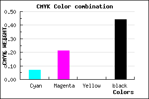 #85718F color CMYK mixer