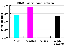 #8573B9 color CMYK mixer