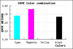 #8577B9 color CMYK mixer