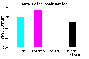 #8579BF color CMYK mixer