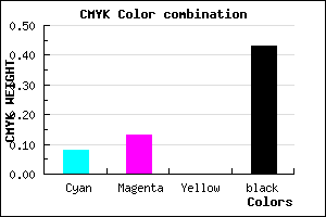 #857E91 color CMYK mixer