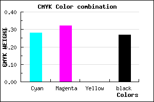 #857EBA color CMYK mixer