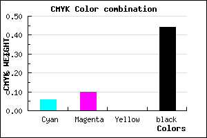 #85808E color CMYK mixer
